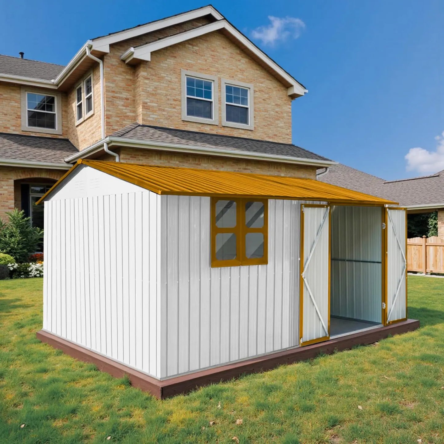 10x8 Storage ShedBackyard Poolside Customized