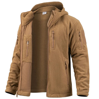 Men's Hunting Fleece Jacket Multi Pockets