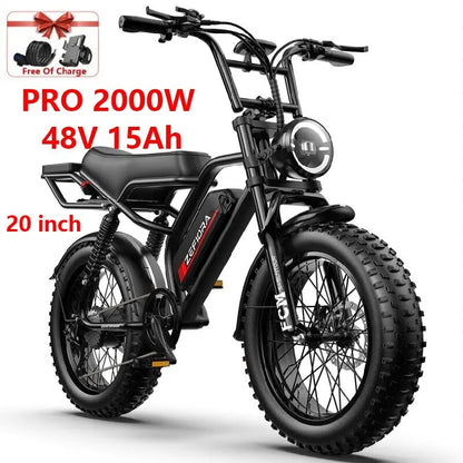 20-inch Electric bike 1000w 2000w 30-50MPH