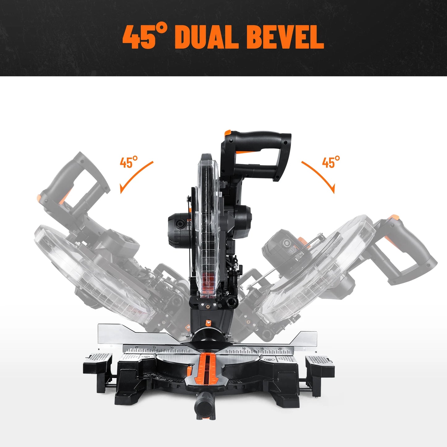 12-In Dual-Bevel Sliding Miter Saw, Laser Guide