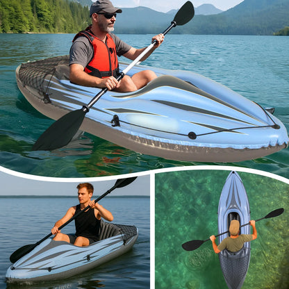 Inflatable Kayak 1 Person Paddle  Lakes & Rivers