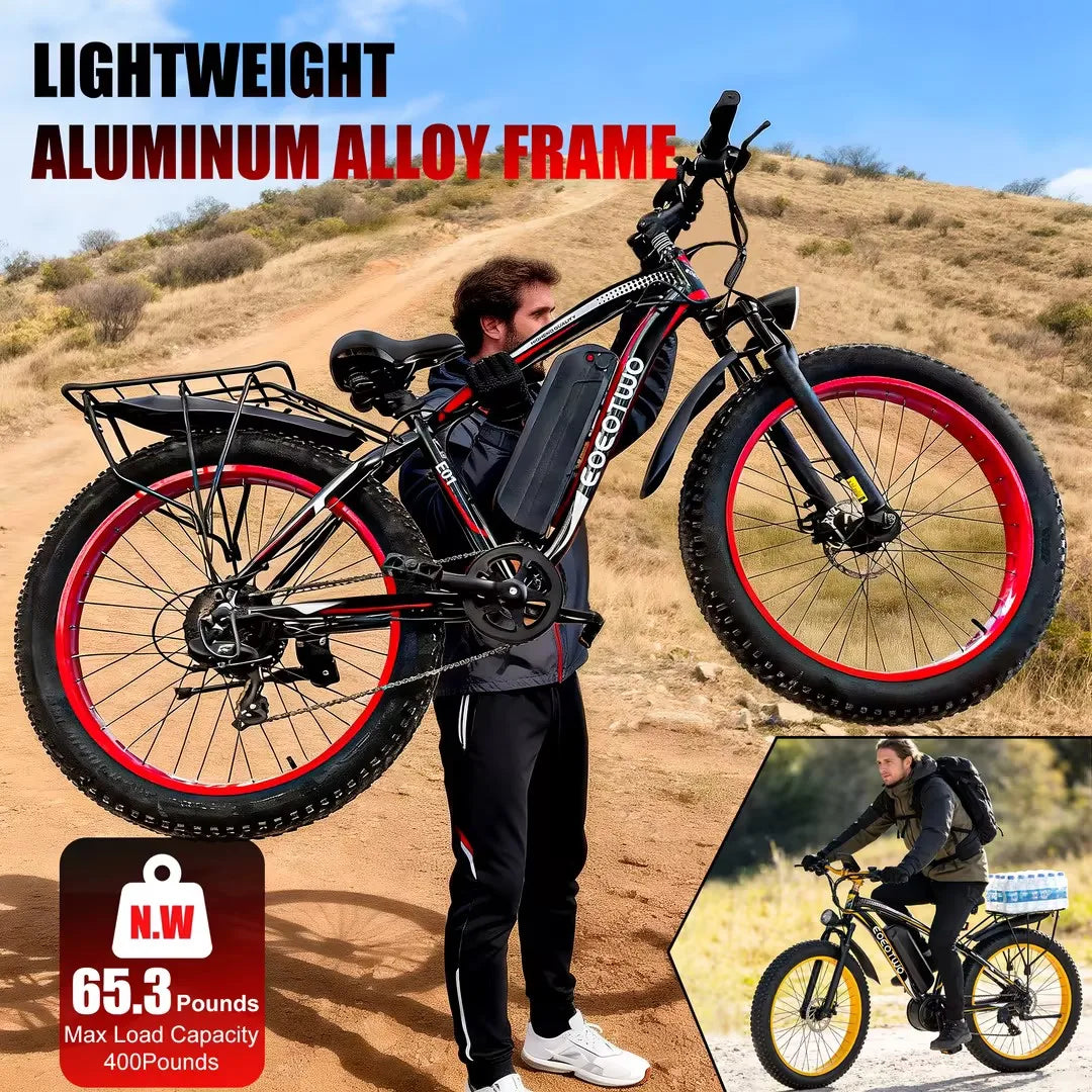 1500W Electric Bike 48V Mountain Off-Road