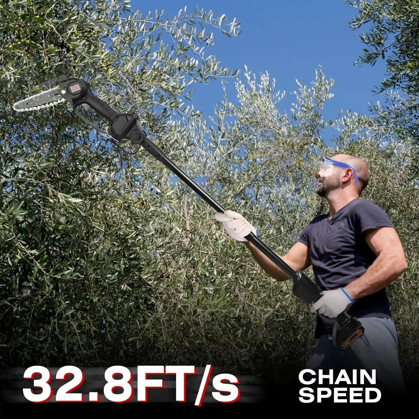 High-branch Saw Rechargeable Battery Cordless Pole