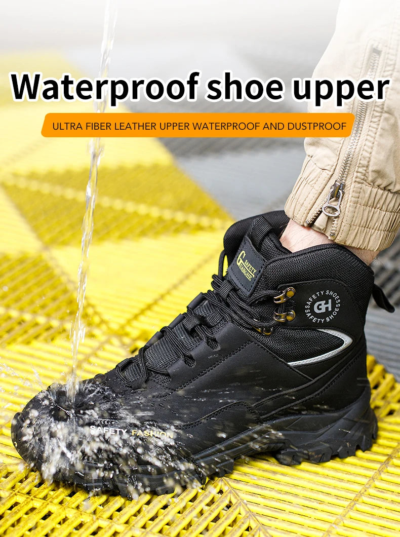 Safety Shoes for Men Steel Toe Work Shoes Indestructible