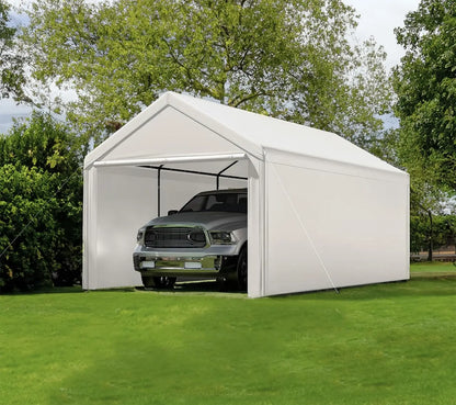 Carport 10x20 Ft Heavy Duty Canopy Steel