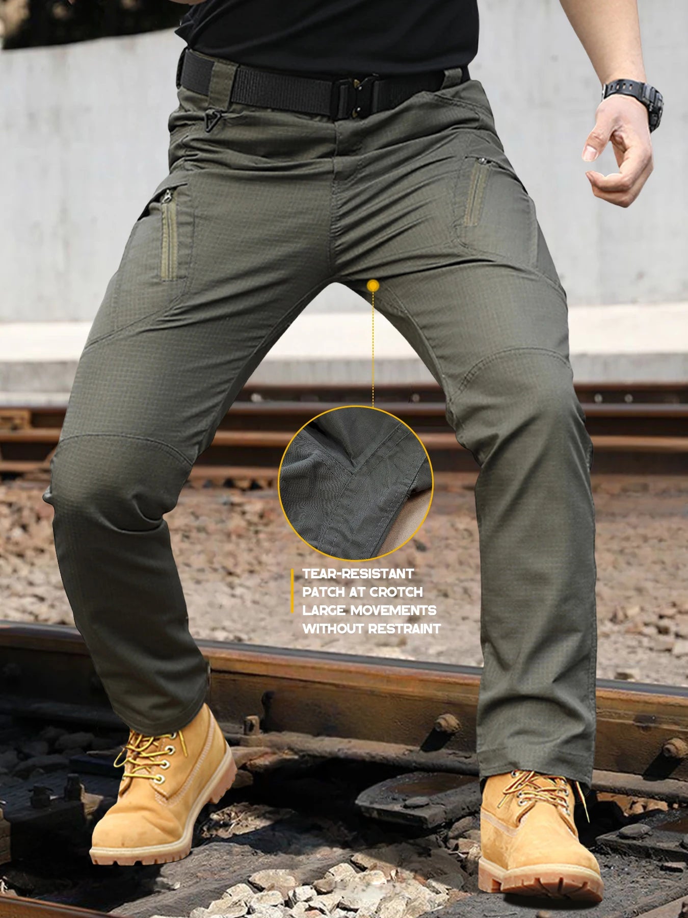 Tactical Work Pant-Pocket Wear-resistant