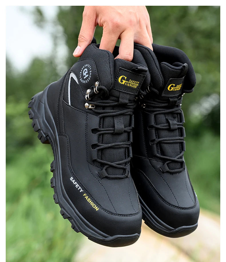 Safety Shoes for Men Steel Toe Work Shoes Indestructible