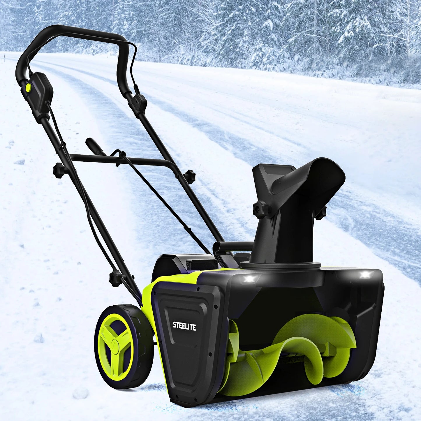 42V 20-Inch Cordless Snow Blower Dual 4.0Ah Batteries & Charger 
Effortless Winter