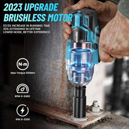 Cordless Impact Wrench Brushless Impact Gun