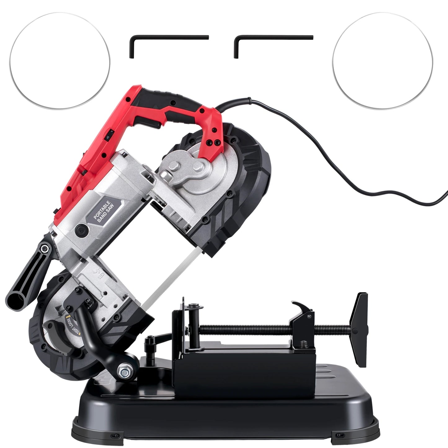 Portable Bandsaw 5Inch Cutting Capacity, Variable Speed