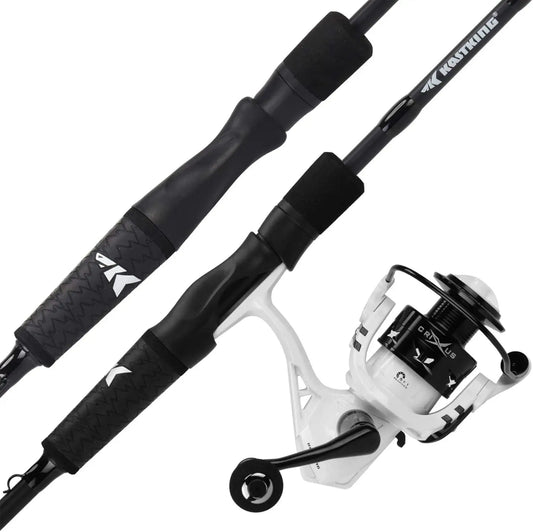 High Performance Fishing Rod and Reel Combo, Graphite 2 Piece