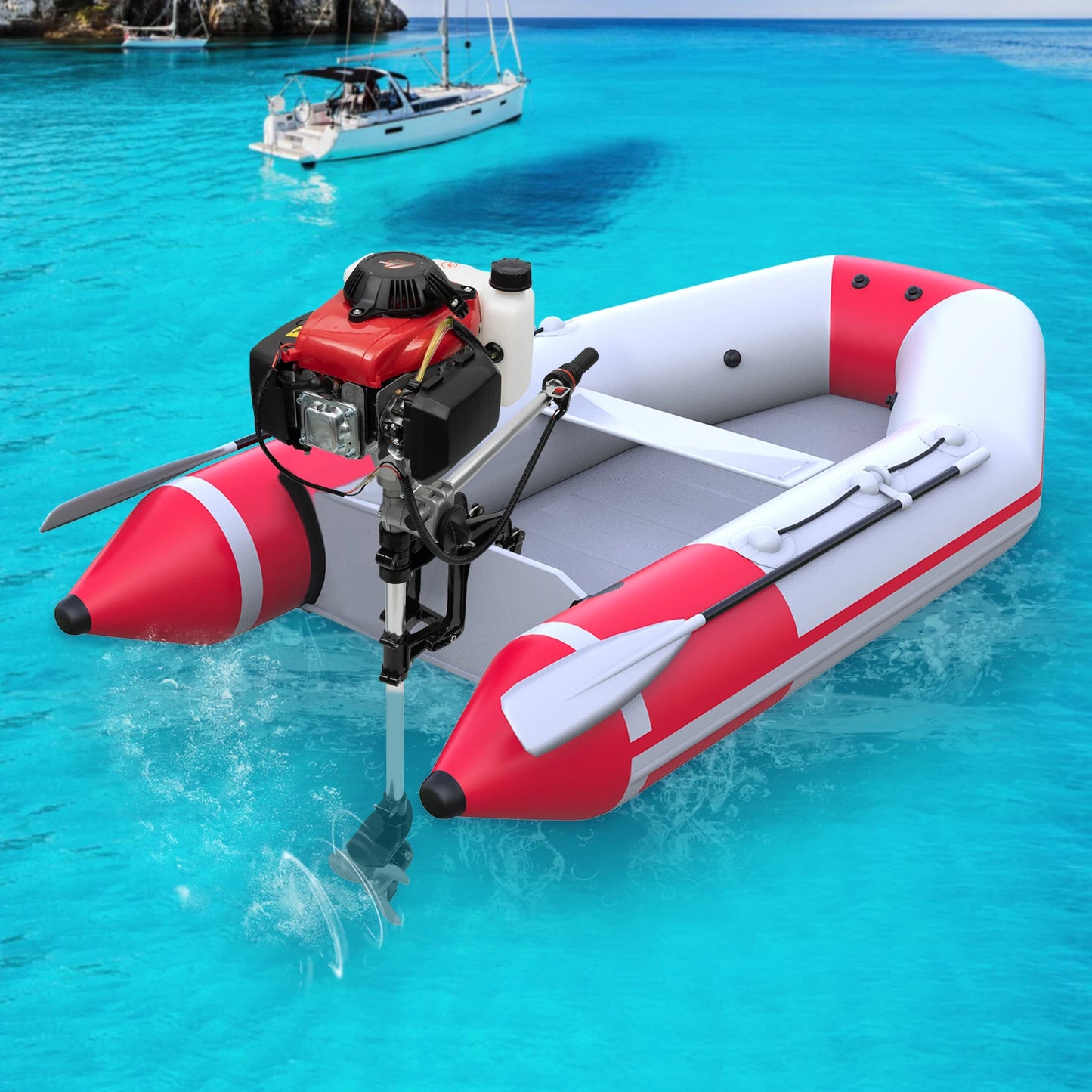 4HP 4 Stroke Outboard Motor with Air Cooling System