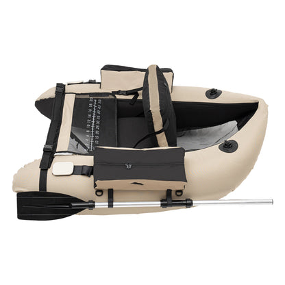 Inflatable Fishing Boat Portable Backrest Ocean/River