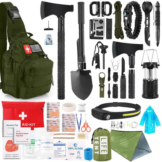Kit, 268 Pcs Emergency Survival Gear Camping