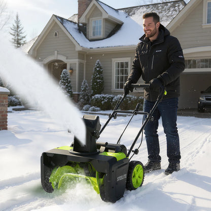 42V 20-Inch Cordless Snow Blower Dual 4.0Ah Batteries & Charger 
Effortless Winter