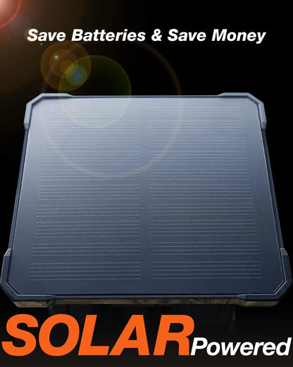 trail camera solar night vision wildlife waterproof