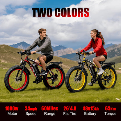 1500W Electric Bike 48V Mountain Off-Road