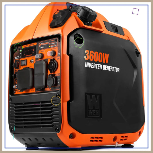 3600W Fuel Portable Inverter Generator Quiet & RV Ready