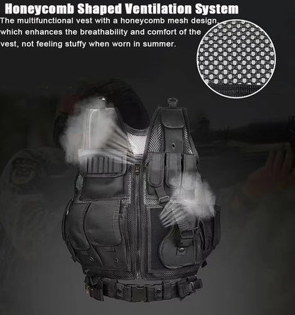 Adjustable Tactical Vest Combat Body Amour






 Security