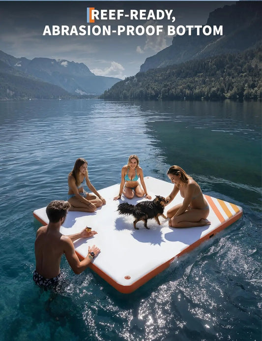 Inflatable Floating Dock, Swim Platform