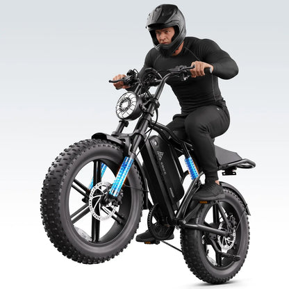 Electric Bike, 1500W Peak Motor, 28 MPH, 48V