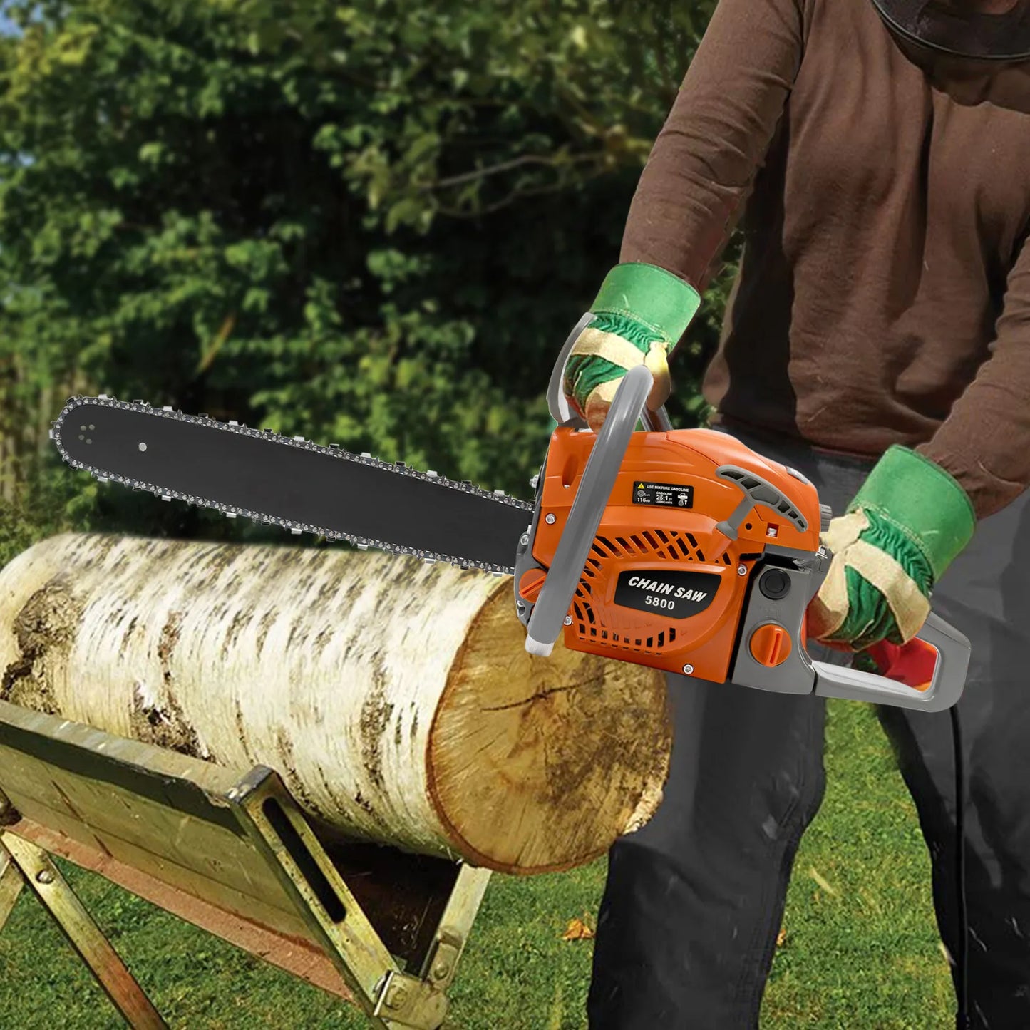58CC 20" Gasoline Chainsaw
2-Stroke