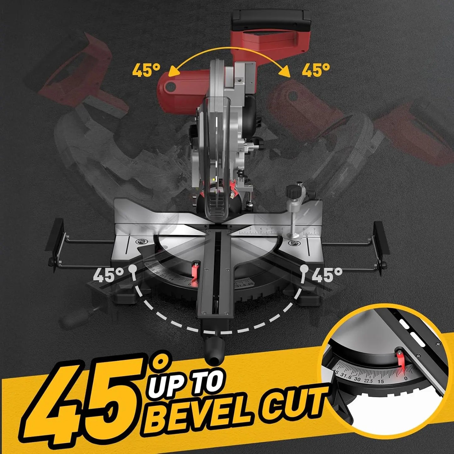 12/10" Sliding Compound Miter Saw, Electric 
 Electric Saw