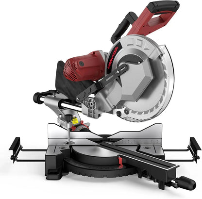 12-Inch Dual-Bevel Sliding Compound Miter Saw, 3800RPM, 0-45°, 15 Amp,