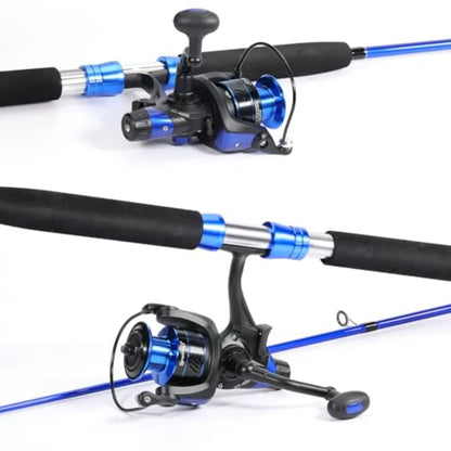 Portable Travel Spinning Fishing Rod Combo for Catfish Angling with IM8 Carbon Material