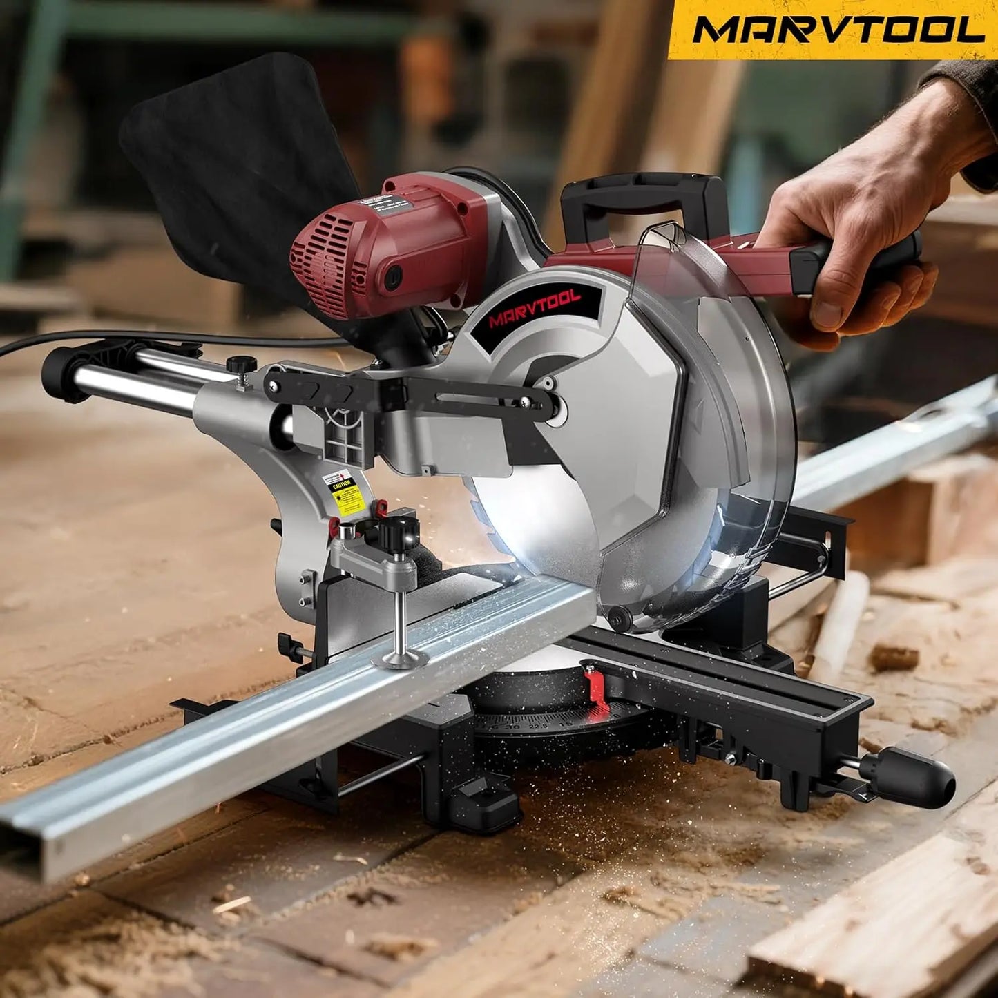 12/10" Sliding Compound Miter Saw, Electric 
 Electric Saw