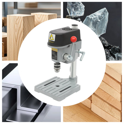340W Mini Benchtop Drill Press, 3 Speed