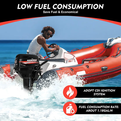 2-Stroke 12HP Outboard Motor for Fishing Boats