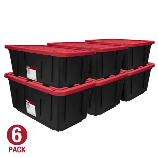 (6 pack/ 4pack) Hyper Tough Large Storage Bin,