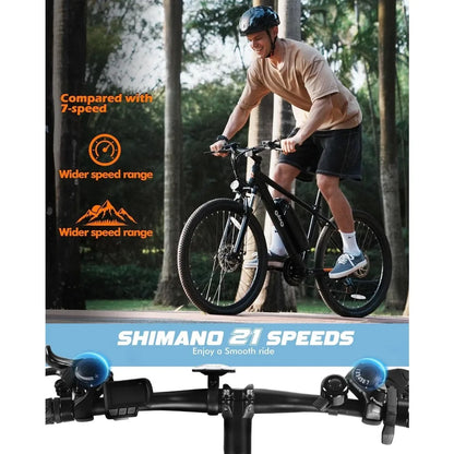 Electric Bike- 21-Speed 1000W/750W 25MPH/22MPH