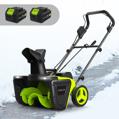 42V 20-Inch Cordless Snow Blower Dual 4.0Ah Batteries & Charger 
Effortless Winter