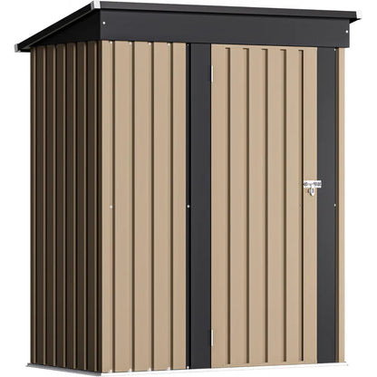 5x3FT Steel Outdoor Garden Storage Shed
