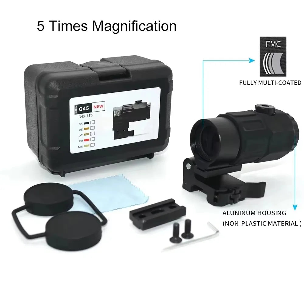 Magnifier Scope Detachable QD Mount For Hunting