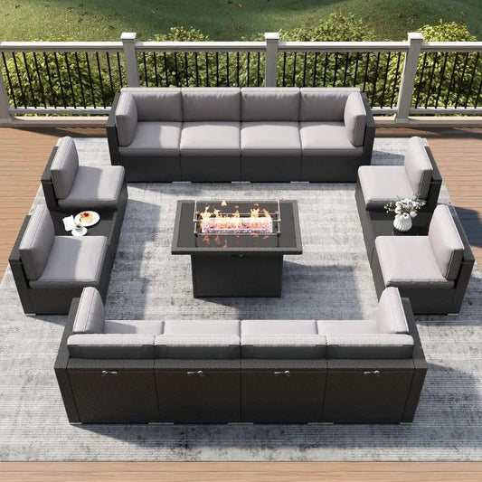 15-Piece Outdoor Patio Furniture