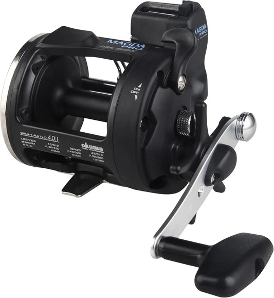 Compact Trolling Reel, Lightweight and Durable for All-Day Fishing