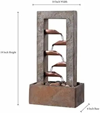Copper Indoor Table Waterfall Fountain