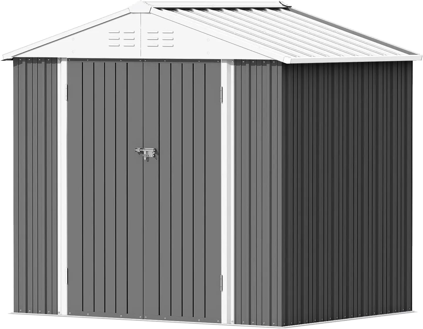5x3FT Steel Outdoor Garden Storage Shed