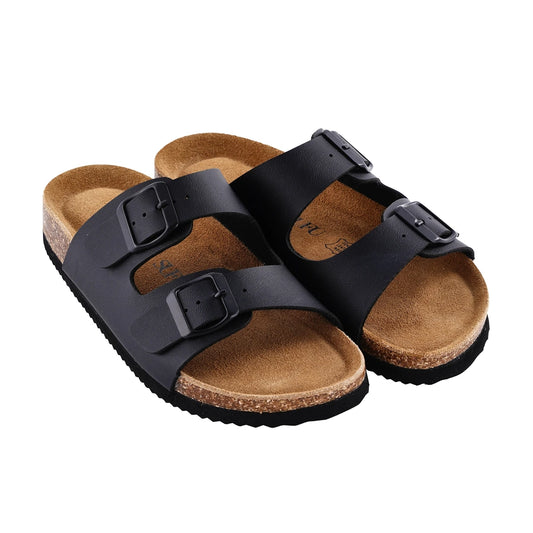 New Leather 
 Cork Flip-flops for women Couple Vintage Summer Wear Beach Sandals