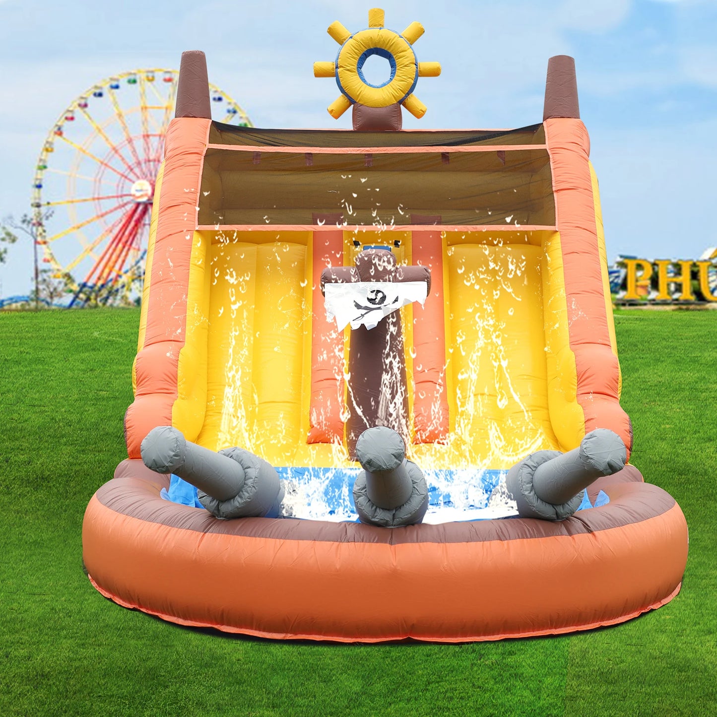 Inflatable pirate boat Play Equipment