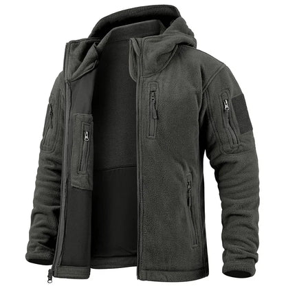 Men's Hunting Fleece Jacket Multi Pockets
