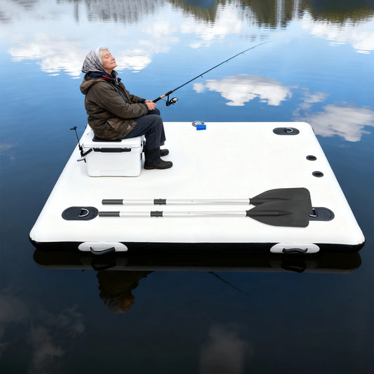 Portable Floating Platform Fishing Boat Island