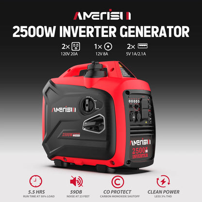 2500/3800/5000 Gas Powered Portable Generator