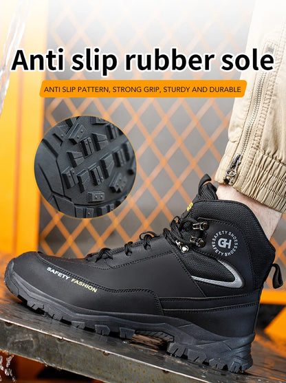 Safety Shoes for Men Steel Toe Work Shoes Indestructible
