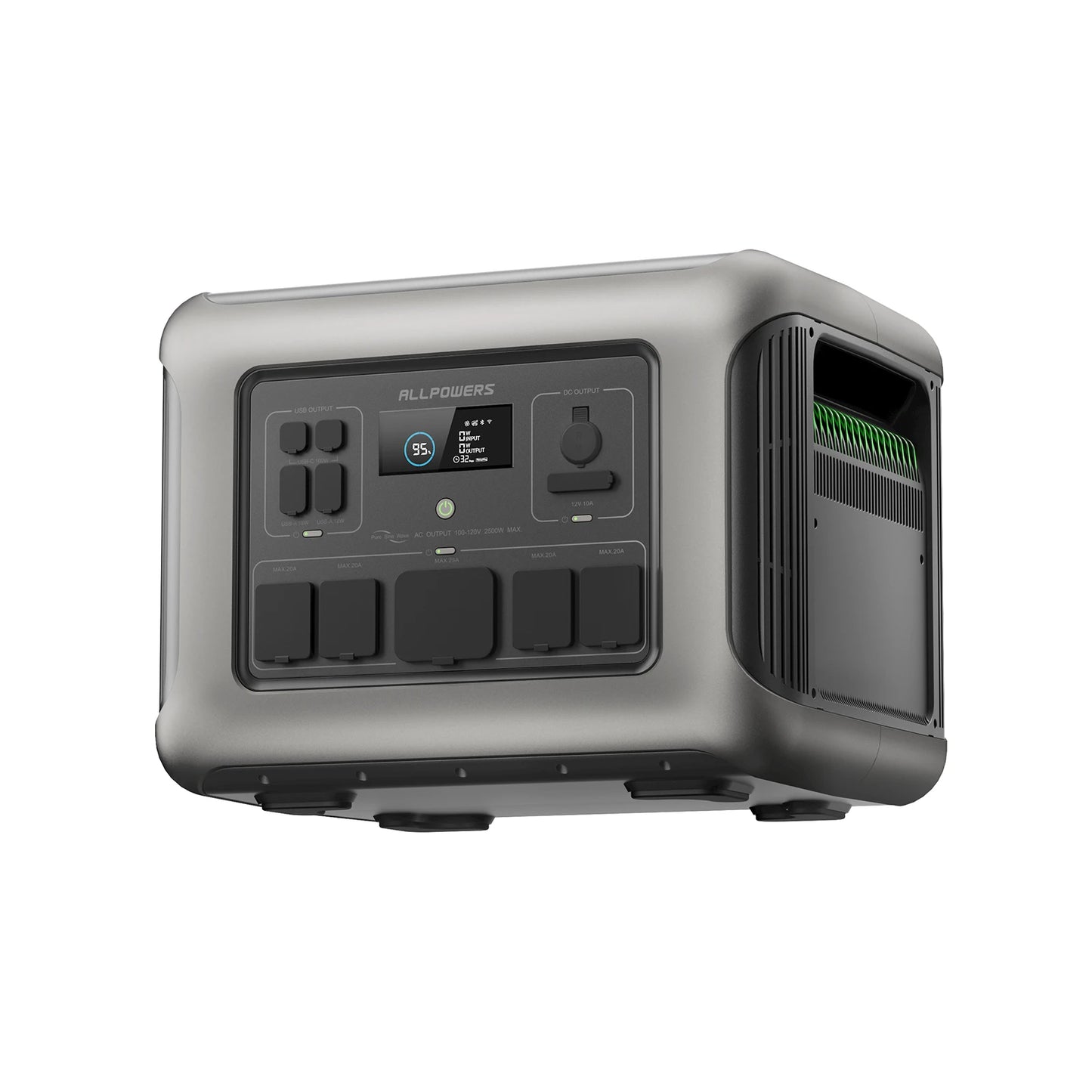 Portable Power Station Battery (1200W Surge) AC Outdoor RV